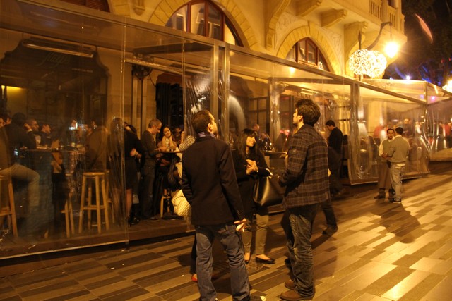 Uruguay Street on Friday Night 